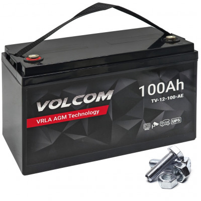 Акумулятор AGM Volcom 12V 100Ah VRLA