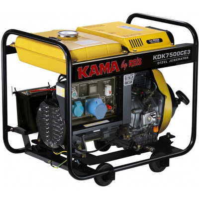 Дизельний генератор KAMA KDK7500CE3