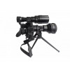 AGM FoxBat-5 NW1 Night Vision Bi-Ocular 5x with Gen 2+ \"Level 1\"", P45-White Phosphor IIT. Included: NVB, Long-Range Infrared Illuminator, Tripod and Hard Case"
