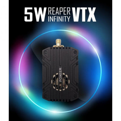 ВідеопередавачFoxeer 5.8G Reaper Infinity 5W 40CH VTx