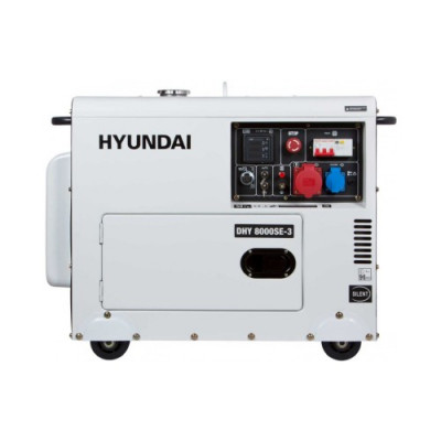 Дизельний генератор Hyundai DHY 8000SE-3