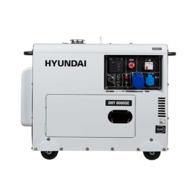 Дизельний генератор Hyundai DHY 8000SE