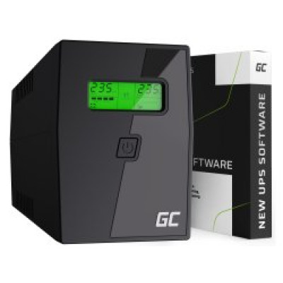 Лінійно-інтерактивний ДБЖ Green Cell UPS03 (1000VA/600W)