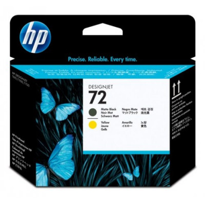 Печатающая головка HP 72 Matt Black/Yellow (C9384A)