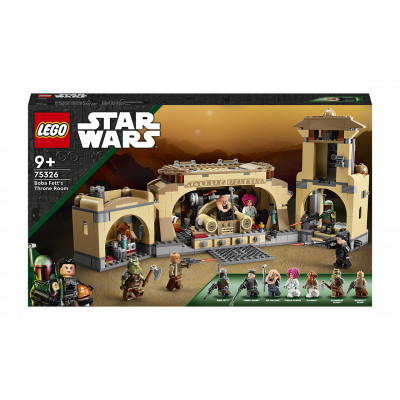 Блочний конструктор LEGO Star Wars Тронний зал БобФетта 732 деталі (75326)