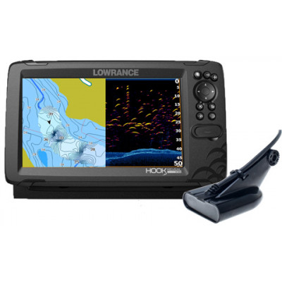 Картплоттер (GPS)-ехолот Lowrance HOOK Reveal 9 50/200 HDI ROW (000-15527-001)