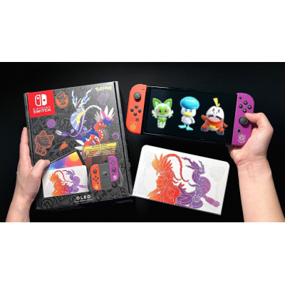 Портативна ігрова приставка Nintendo Switch OLED Model Pokemon Scarlet & Violet Edition