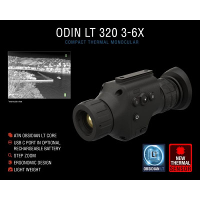 ATN ODIN LT 320 3-6X Compact Thermal Monocular