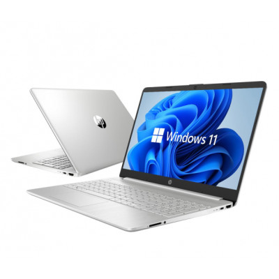 Ноутбук HP 15s Ryzen 7-5700/16GB/512/Win11 IPS Silver