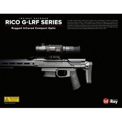 IRayUSA RICO G-LRF 640 3X 50mm Thermal Weapon Sight