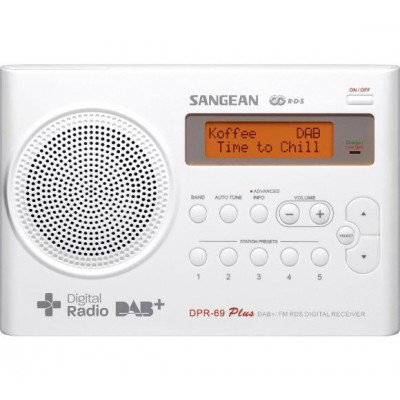 Радіоприймач Sangean TRAVELER 690 DPR-69 (білий)