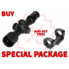 Steiner 5116 T6Xi  Black 2.5-15x 50mm 34mm Tube Illuminated SCR Mil Reticle First Focal Plane Features Throw Lever Package