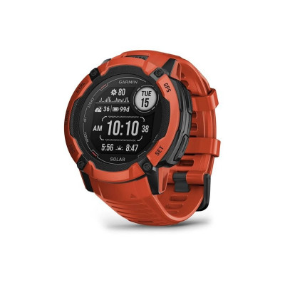 Смарт-годинник Garmin Instinct 2X Solar Flame Red (010-02805-11/01)