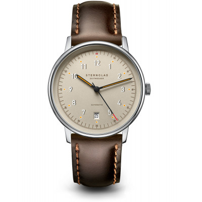 Чоловічий годинник Sternglas S02-LM26-BR03