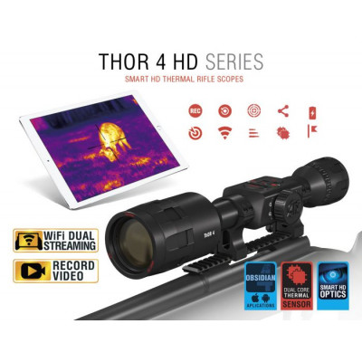 ATN ThOR 4 384 4.5-18X50 Smart HD Thermal Riflescope