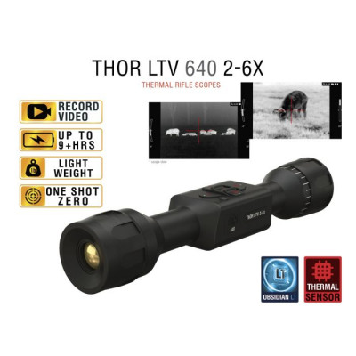 ATN ThOR LTV 640 2-6x Thermal Rifle Scope Video Recording