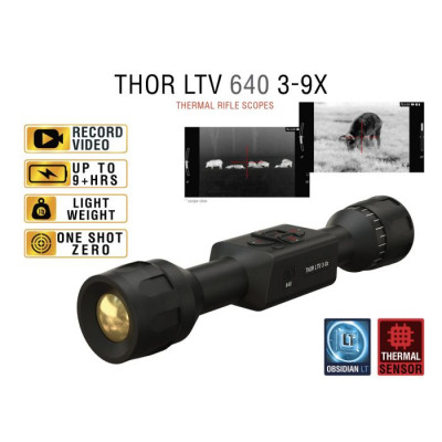 ATN ThOR LTV 640 3-9x Thermal Rifle Scope Video Recording