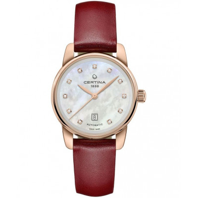 Жіночий годинник Certina DS Podium Lady Automatic Diamonds SET C001.007.36.116.02 (C0010073611602)