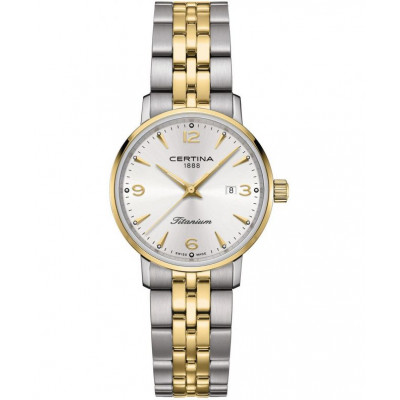 Жіночий годинник Certina Urban DS Caimano Lady Titanium C035.210.55.037.02 (C0352105503702)