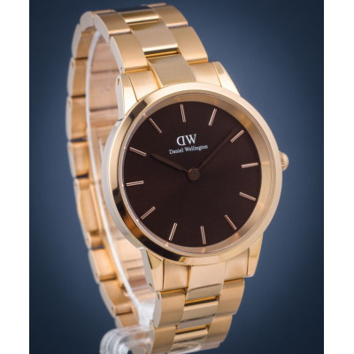 Жіночий годинник Daniel Wellington Iconic Link Amber DW00100461