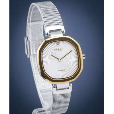 Жіночий годинник Obaku Brilliant Diamond V277LXFIMC