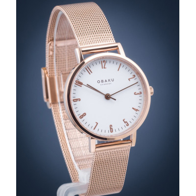 Жіночий годинник Obaku Brink Lille-Rose V248LXVIMV