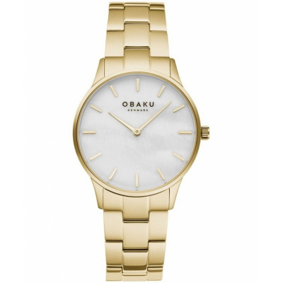 Жіночий годинник Obaku Lyng Lille-Gold V247LXGWSG