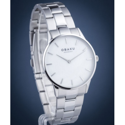 Жіночий годинник Obaku Lyng Lille-Steel V247LXCWSC