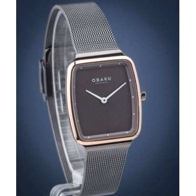 Жіночий годинник Obaku Tern Lille Onyx V267LXPUMU