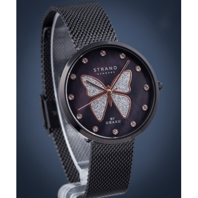 Жіночий годинник Strand by Obaku S700LXBBMB-DB