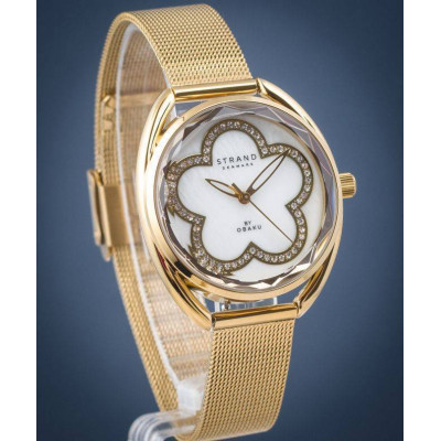 Жіночий годинник Strand by Obaku Rose S734LXGWMG