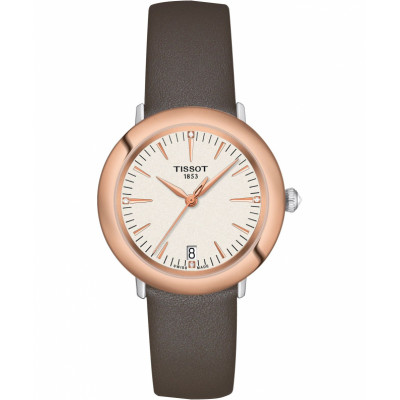 Жіночий годинник Tissot Glendora 18K Gold Diamonds T929.210.46.266.00 (T9292104626600)