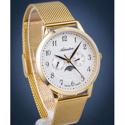 Чоловічий годинник Adriatica Moonphase A1274.1123QF