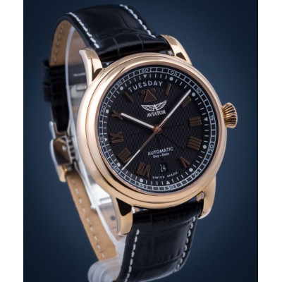 Чоловічий годинник Aviator Day-Date V.3.35.2.275.4