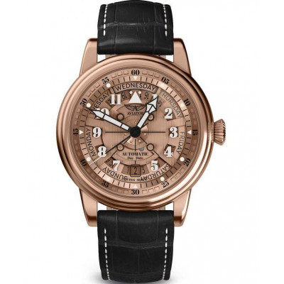 Чоловічий годинник Aviator Douglas Day-Date Meca 41 V.3.36.2.288.4