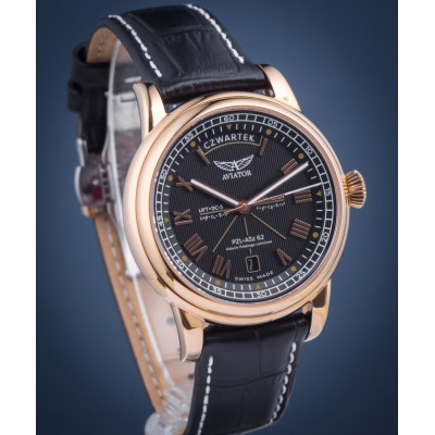 Чоловічий годинник Aviator Douglas Day-Date Polish Limited Edition V.3.35.2.282.4 PL