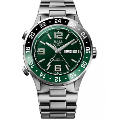 Чоловічий годинник Ball Roadmaster Marine GMT Titanium Automatic Chronometer Limited Edition DG3030B-S2C-GR
