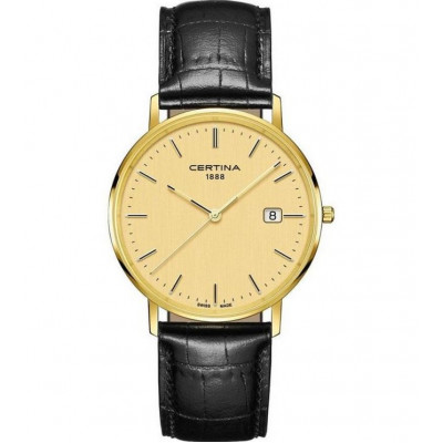 Чоловічий годинник Certina Heritage Priska Gold 18 K C901.410.16.021.00 (C9014101602100)