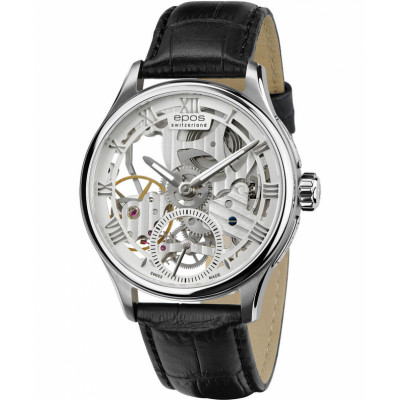 Чоловічий годинник Epos Originale Skeleton Limited Edition 3500.165.20.28.25