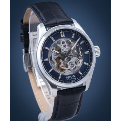 Чоловічий годинник Epos Passion Skeletom Automatic 3501.135.20.16.25