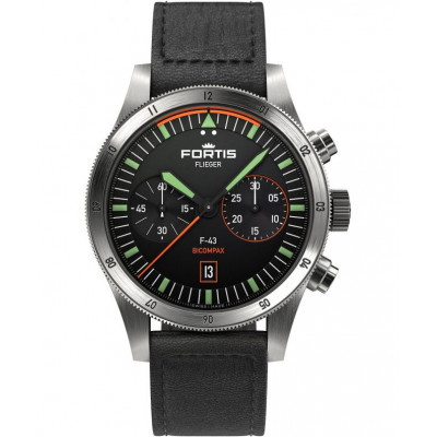 Чоловічий годинник Fortis Flieger F-43 Bicompax Chronograph F4240005