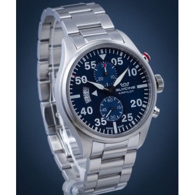 Чоловічий годинник Glycine Airpilot Chrono GL0354