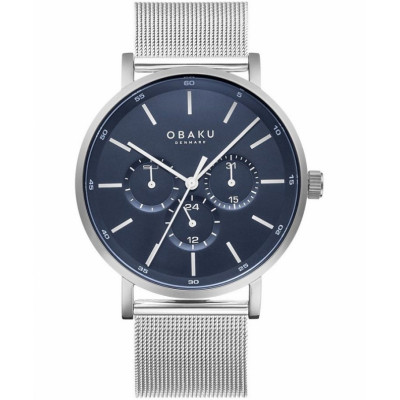Чоловічий годинник Obaku Ege Cyan V246GMCLMC