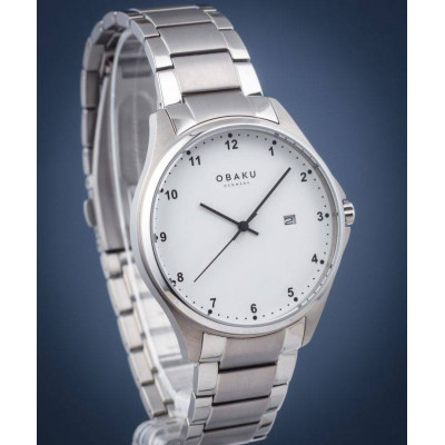 Чоловічий годинник Obaku Titanium Lille V272GDTWST