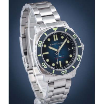 Чоловічий годинник Spinnaker Hull Diver Automatic Liberty Blue SP-5088-22