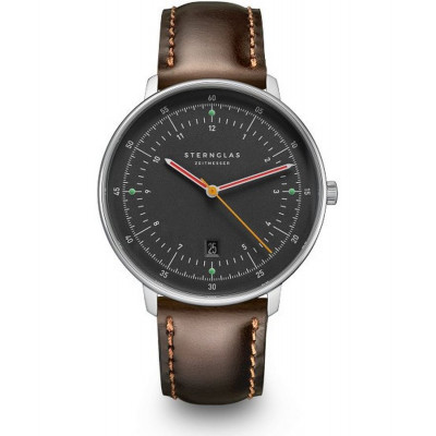 Чоловічий годинник Sternglas S01-HH39-BR03