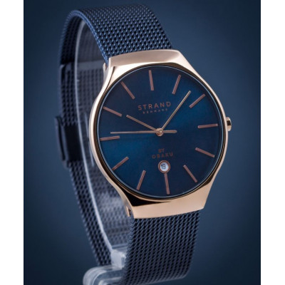 Чоловічий годинник Strand by Obaku Caspian S701GDVLML
