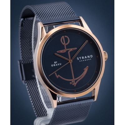 Чоловічий годинник Strand by Obaku Nepture S720GXVLML-DN
