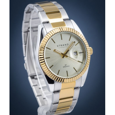 Чоловічий годинник Strand by Obaku Wellington S721GDFGSF-DS