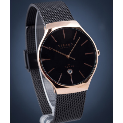 Чоловічий годинник Strand by Obaku S701GDVBMB